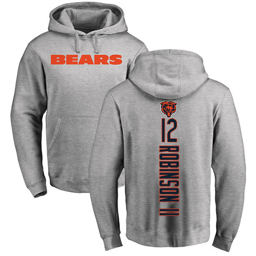 Chicago Bears Men Ash Allen Robinson Backer NFL Football #12 Pullover Hoodie Sweatshirts->chicago bears->NFL Jersey